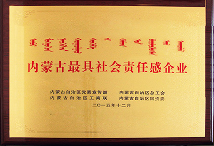 內蒙古最具社會(huì )責任感企業(yè)